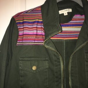 🌈Embroidered Army Jacket